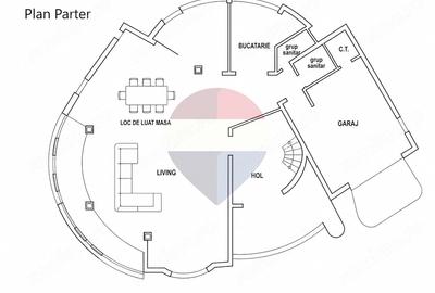 Casă cu 5 camere cu Teren 1703 Mp în Central