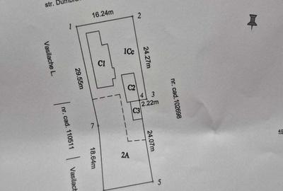 Casă cu 3 camere în Central - 1