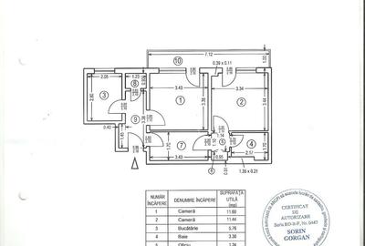 Apartament cu 2 camere decomandat în Grivița