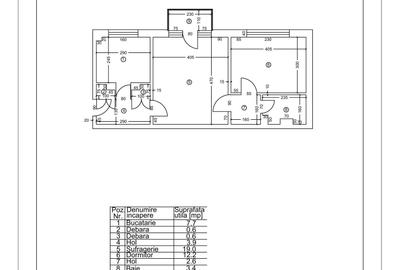 Apartament cu 2 camere semidecomandat în Lăpuș - 1