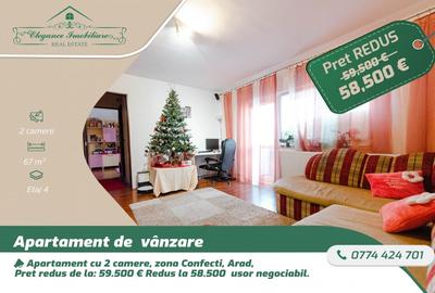 Apartament cu 2 camere semidecomandat, mobilat în Confecții - 1