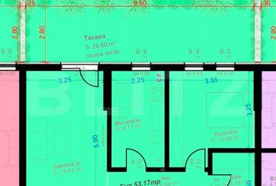 Apartament cu 2 camere decomandat în Aradului - 1