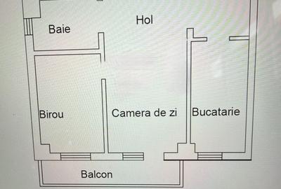 Garsonieră semidecomandată în Bucium - 3