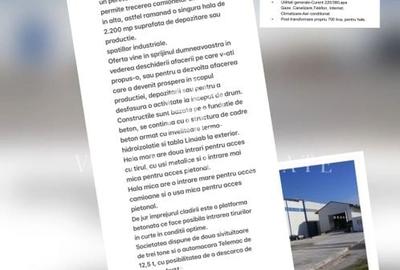 Spațiu industrial, de 3,000 mp, în Xenia