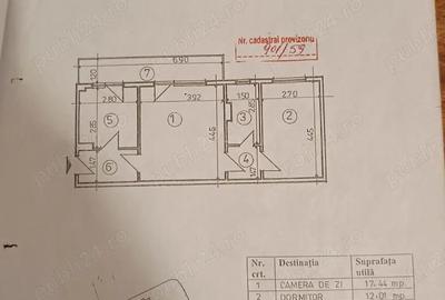 Apartament cu 2 camere semidecomandat în Școlilor - 1