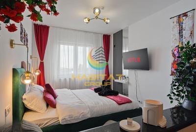 Apartament cu 3 camere semidecomandat, mobilat în Apărătorii Patriei