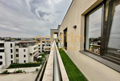 Penthouse cu 4 camere decomandat, mobilat în Pipera - 25