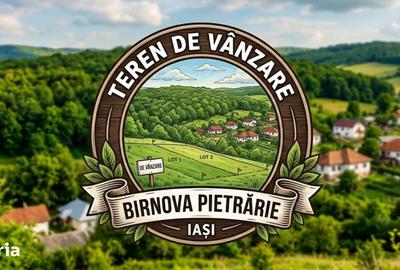 Teren de 900 mp, în Bârnova