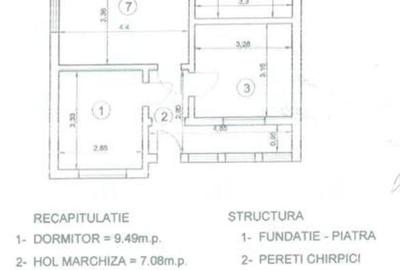 Casă cu 4 camere cu Teren 1000 Mp în Dorobanț