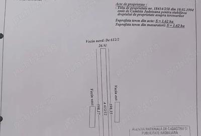 Teren de 16200 mp, în Central