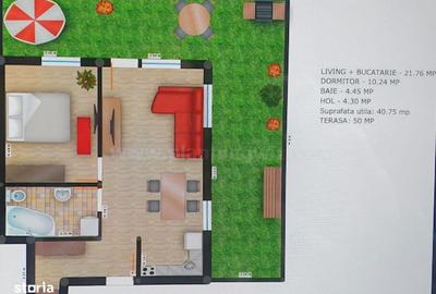 Apartament cu 2 camere în Jiului