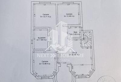 Casă cu 5 camere cu Teren 186 Mp în Central - 1