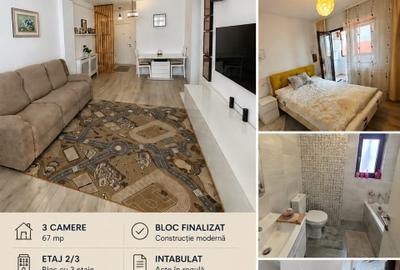 Apartament cu 3 camere decomandat în Valea Adâncă