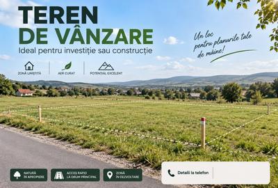 Teren de 504 mp, în Central