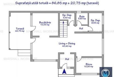 Casă cu 5 camere în Păulești - 6