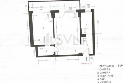 Apartament cu 2 camere semidecomandat în Dorobanți