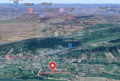 Teren de 8841 mp, în Miroslava - 2