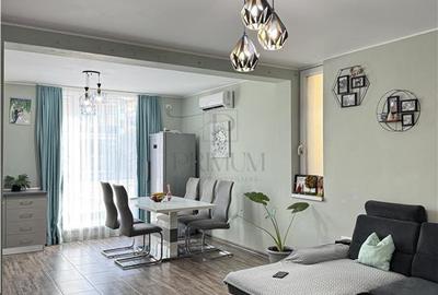 Apartament cu 2 camere semidecomandat, mobilat în Giroc