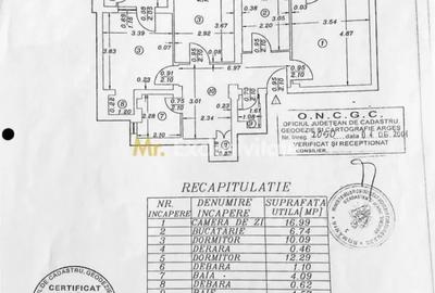 Apartament cu 3 camere decomandat în Ultracentral