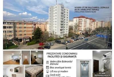 Apartament cu 2 camere decomandat în Florilor