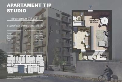 Apartament cu 2 camere decomandat în Berceni - 1