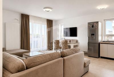 Apartament cu 3 camere semidecomandat, mobilat în Tomis Plus
