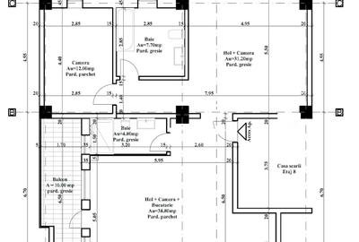 Apartament cu 2 camere în Tătărași