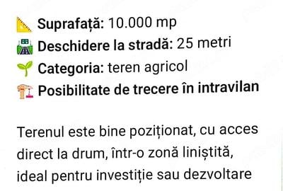 Teren de 10000 mp, în Central - 2