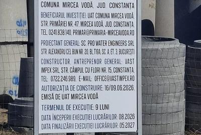Teren de 1000 mp, în Est