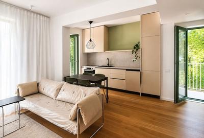 Apartament cu 2 camere semidecomandat, mobilat în Mihai Bravu