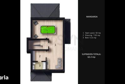 Casă cu 5 camere cu Teren 390 Mp în Balotești