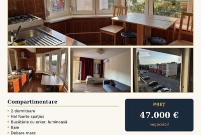 Apartament cu 2 camere în Ultracentral