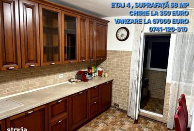 Apartament cu 2 camere decomandat în Central