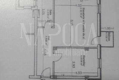 Apartament cu 2 camere semidecomandat în Florești - 5