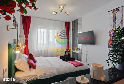 Apartament cu 3 camere semidecomandat, mobilat în Central