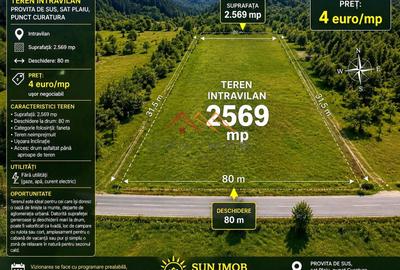 Teren Construcții de 2569 mp, în Provița de Sus - 1