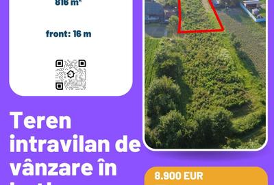 Teren agricol intravilan de 816 mp, în Leț - 9