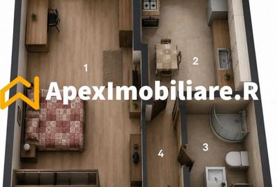 Garsonieră decomandată în Giurgiului