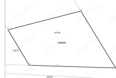 Teren de 4200 mp, în 1848 - 1