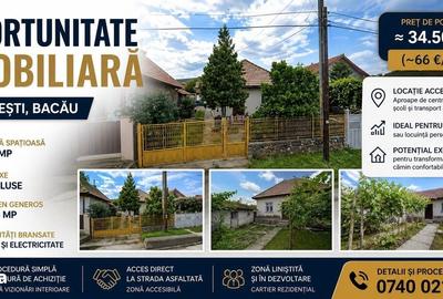 Casă cu 4 camere în Pârgărești