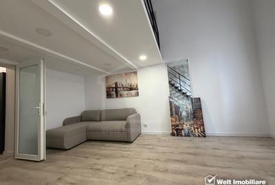 Apartament cu 2 camere semidecomandat, mobilat în Central