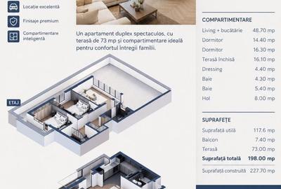 Apartament cu 4 camere decomandat în Central - 1
