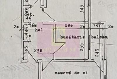 Apartament cu 2 camere decomandat în Central