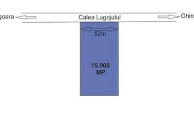 Teren Construcții intravilan de 15000 mp, în Lugojului - 1
