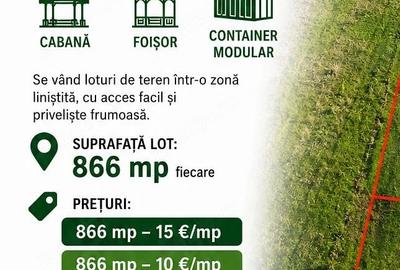Teren de 866 mp, în Central - 3