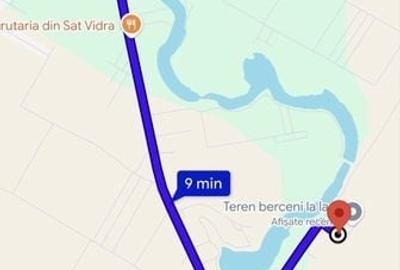 Teren de 12600 mp, în Vidra