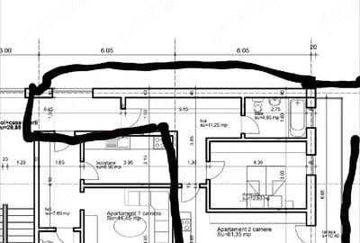 Apartament cu 2 camere decomandat în Central - 3