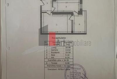 Apartament cu 2 camere în Lujerului