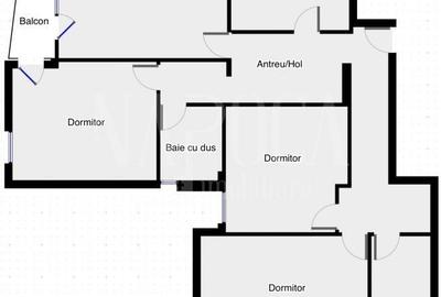 Apartament cu 4 camere decomandat în Central - 19