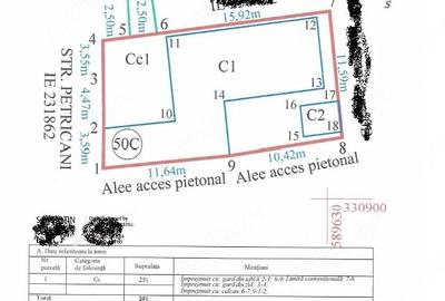 Casă cu Teren 251 Mp în Petricani